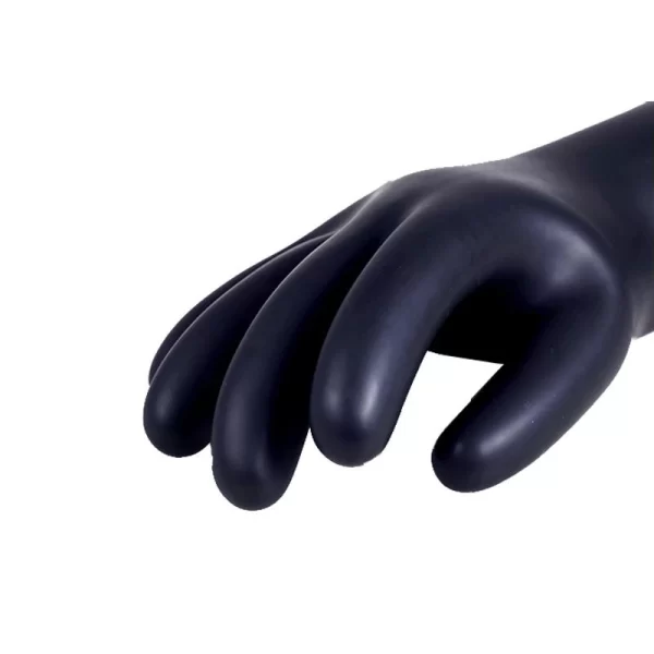 Shuangan Class3 Electrical Insulated Rubber Gloves Electrician 26 5kv High Voltage Safety